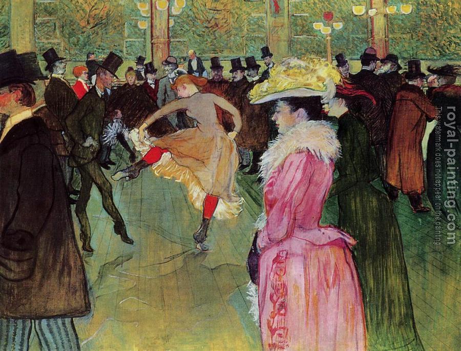 Henri De Toulouse-Lautrec : Dance at the Moulin Rouge